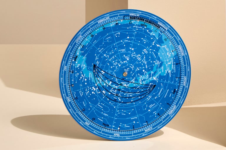 Rotating star map